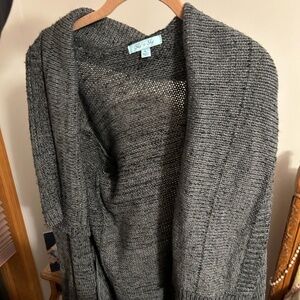 L Grey She + Sky Cardigan